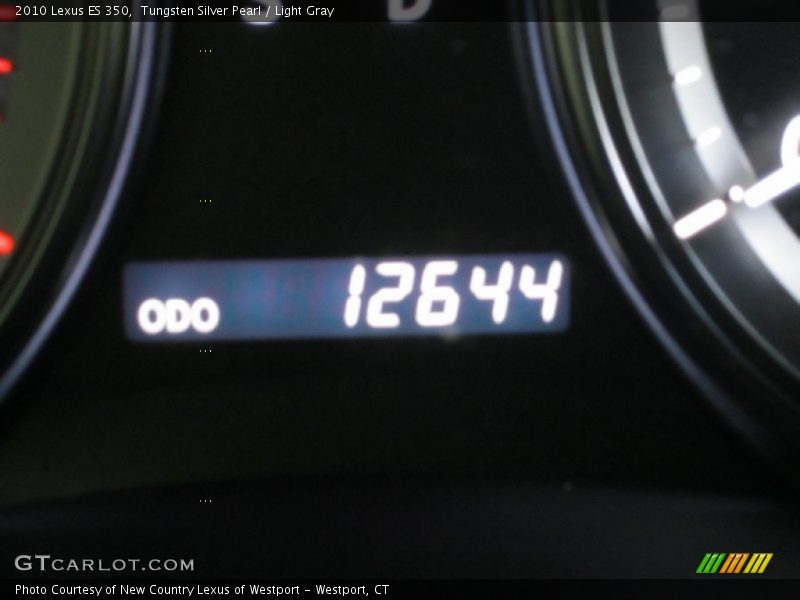 Tungsten Silver Pearl / Light Gray 2010 Lexus ES 350
