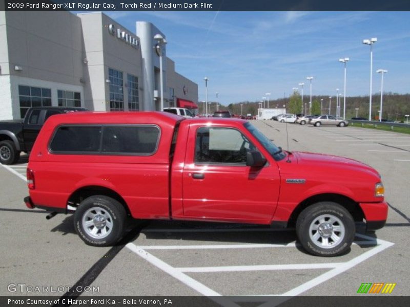 Torch Red / Medium Dark Flint 2009 Ford Ranger XLT Regular Cab