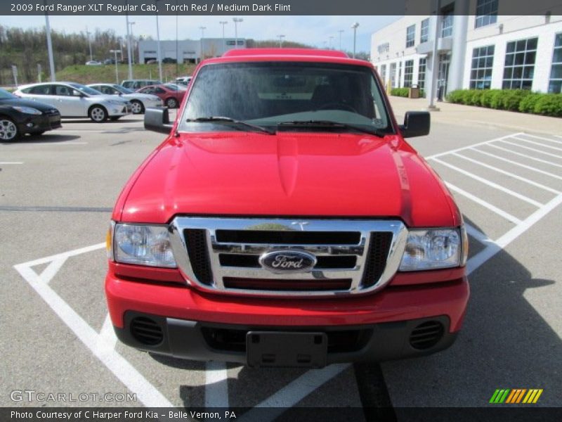 Torch Red / Medium Dark Flint 2009 Ford Ranger XLT Regular Cab