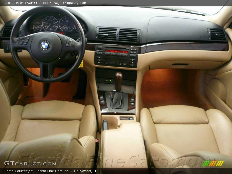Jet Black / Tan 2002 BMW 3 Series 330i Coupe
