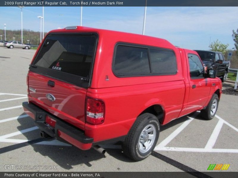 Torch Red / Medium Dark Flint 2009 Ford Ranger XLT Regular Cab