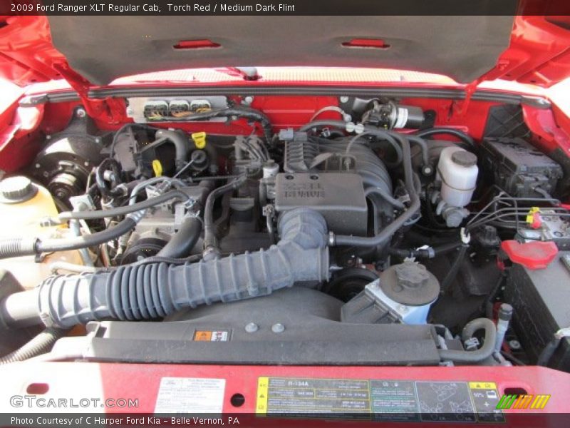 Torch Red / Medium Dark Flint 2009 Ford Ranger XLT Regular Cab