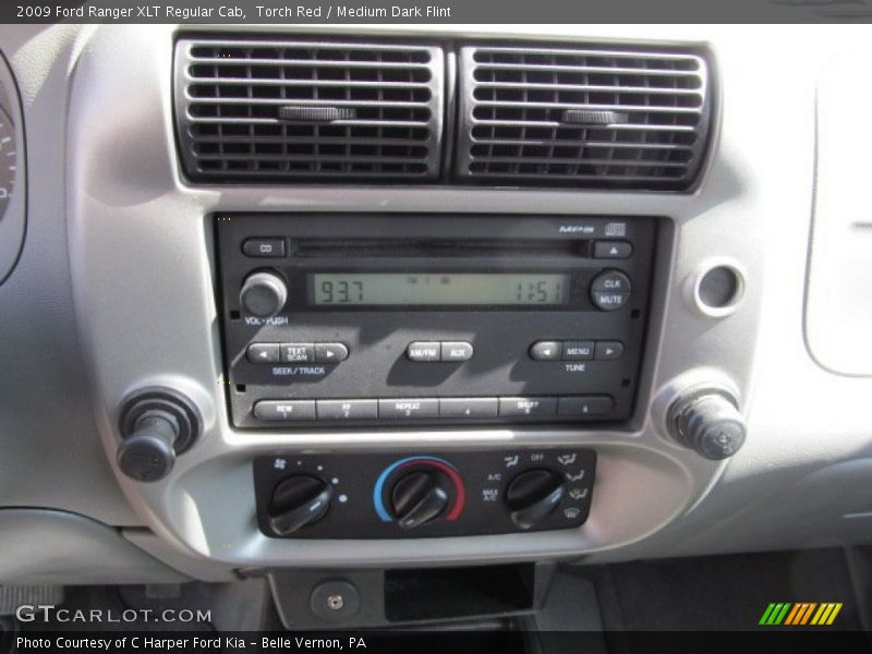 Torch Red / Medium Dark Flint 2009 Ford Ranger XLT Regular Cab