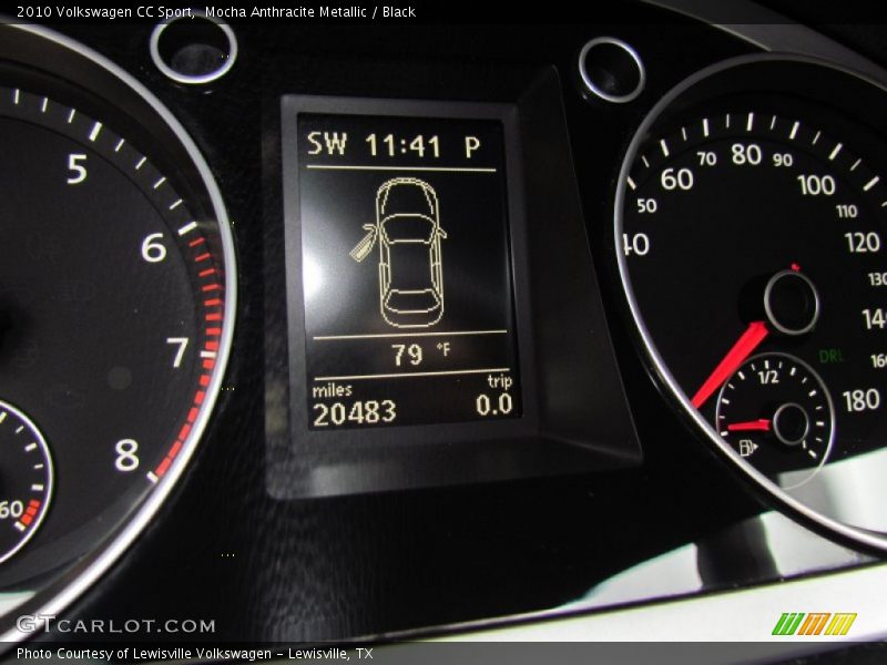 Mocha Anthracite Metallic / Black 2010 Volkswagen CC Sport