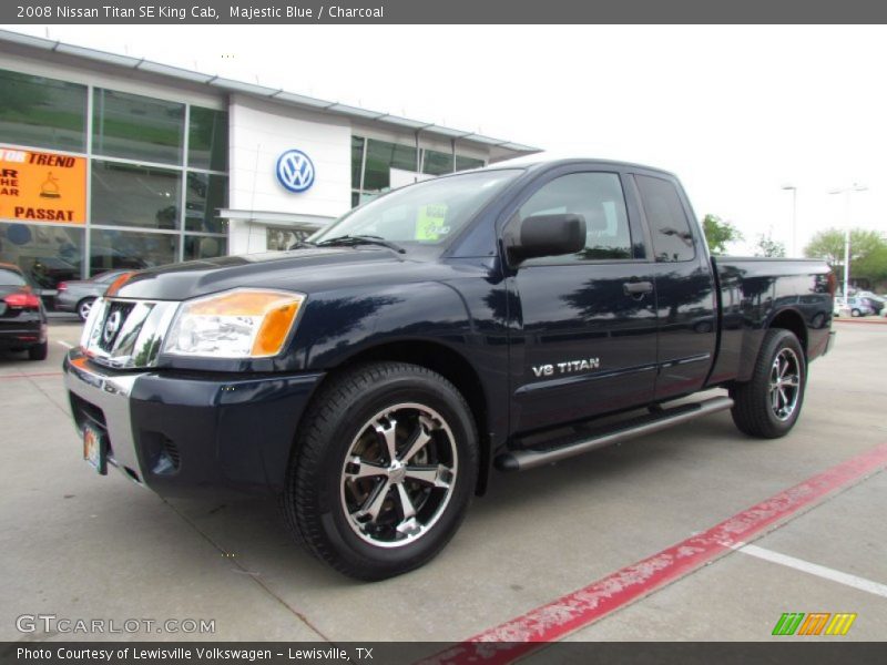 Majestic Blue / Charcoal 2008 Nissan Titan SE King Cab