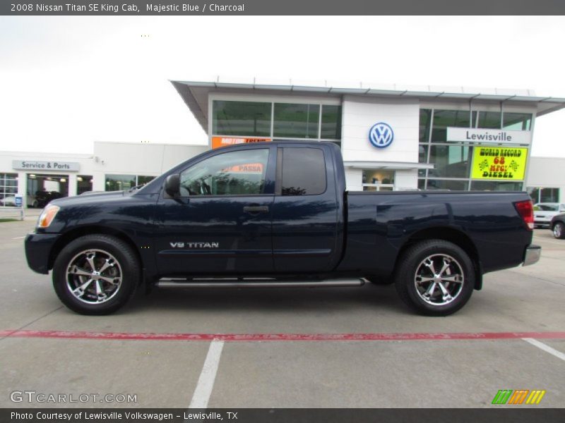 Majestic Blue / Charcoal 2008 Nissan Titan SE King Cab