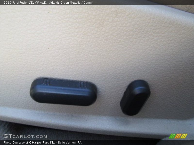 Atlantis Green Metallic / Camel 2010 Ford Fusion SEL V6 AWD