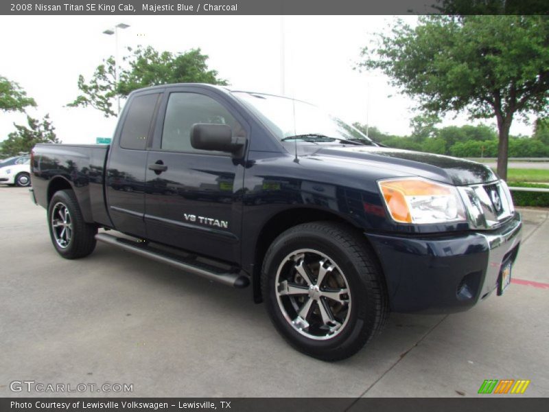 Majestic Blue / Charcoal 2008 Nissan Titan SE King Cab