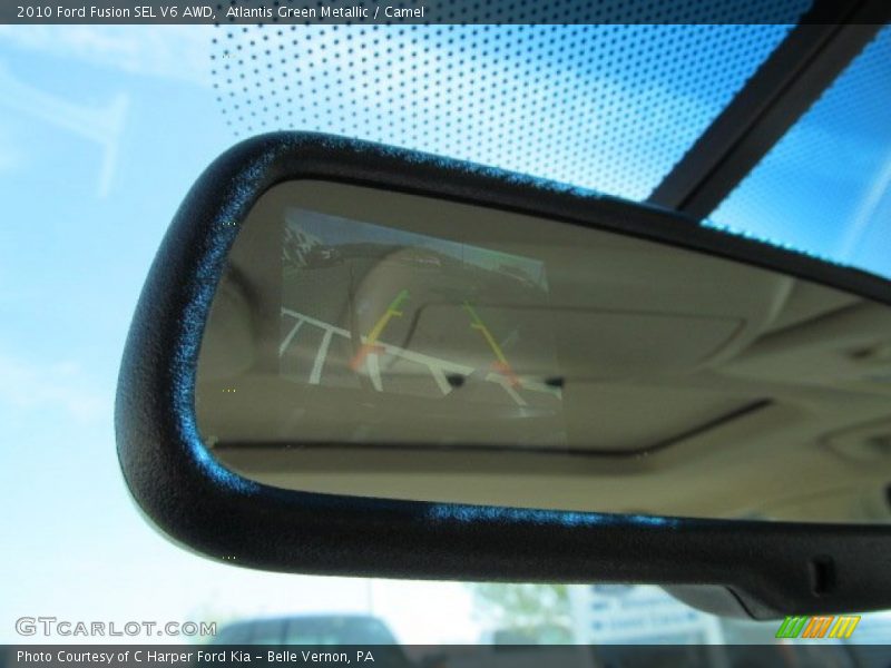 Atlantis Green Metallic / Camel 2010 Ford Fusion SEL V6 AWD