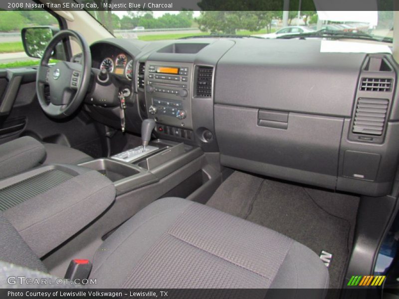Majestic Blue / Charcoal 2008 Nissan Titan SE King Cab