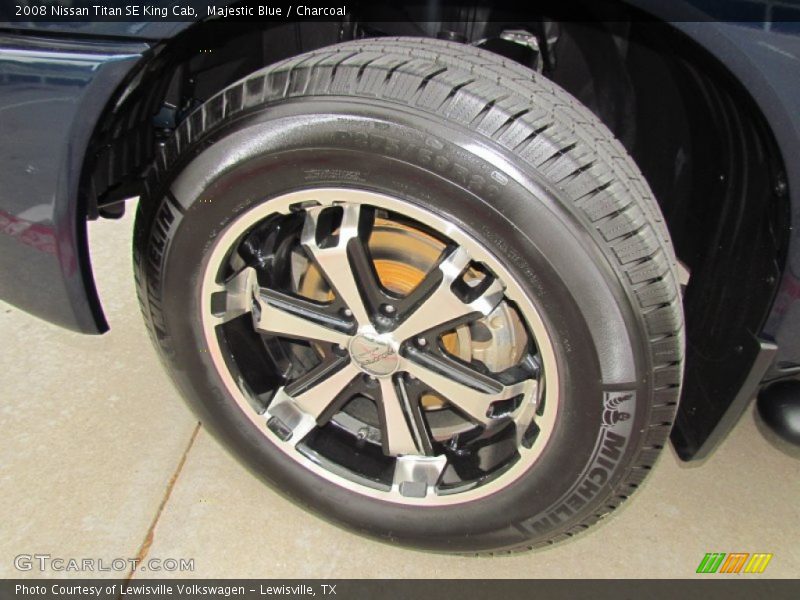 Majestic Blue / Charcoal 2008 Nissan Titan SE King Cab