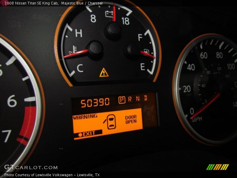 Majestic Blue / Charcoal 2008 Nissan Titan SE King Cab