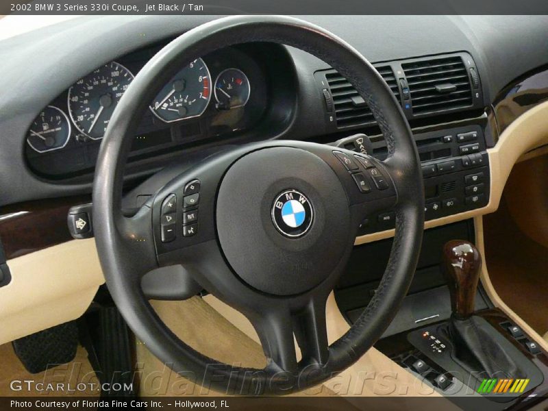 Jet Black / Tan 2002 BMW 3 Series 330i Coupe