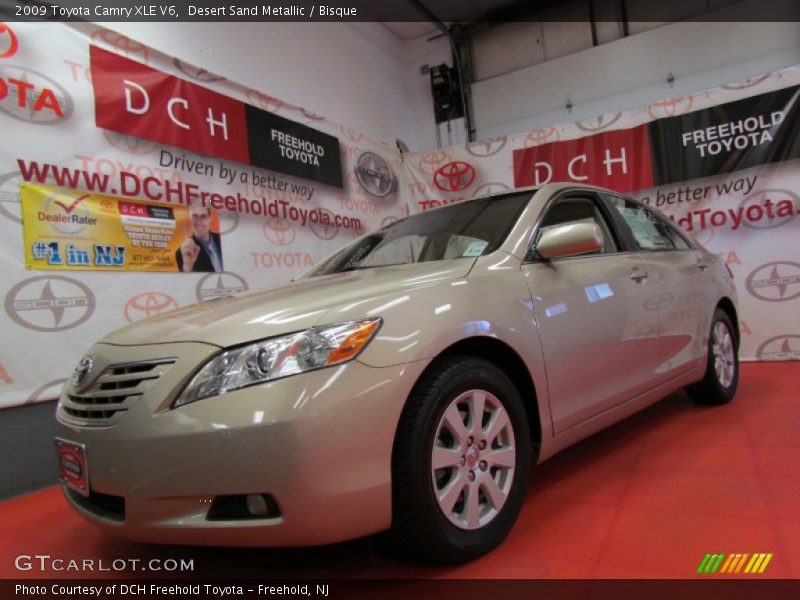 Desert Sand Metallic / Bisque 2009 Toyota Camry XLE V6