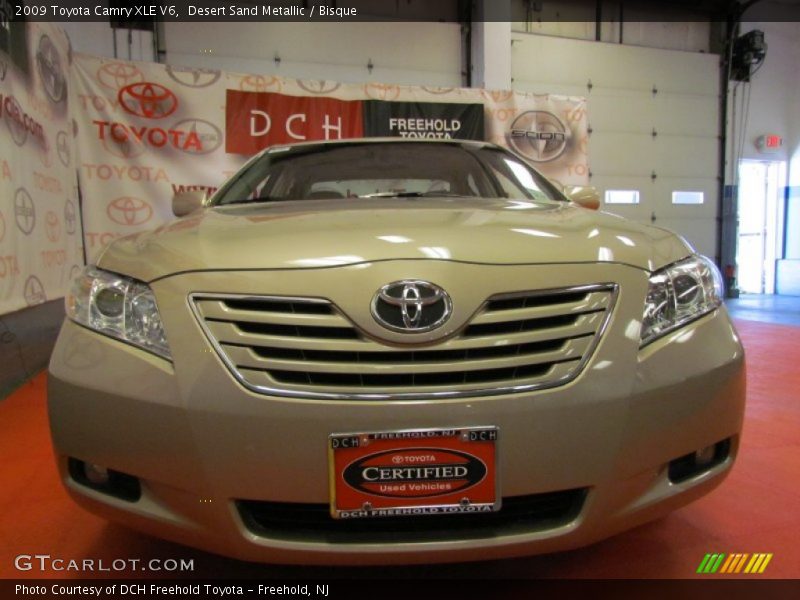 Desert Sand Metallic / Bisque 2009 Toyota Camry XLE V6
