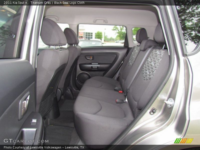 Titanium Gray / Black Soul Logo Cloth 2011 Kia Soul +