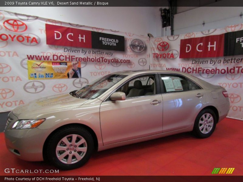 Desert Sand Metallic / Bisque 2009 Toyota Camry XLE V6