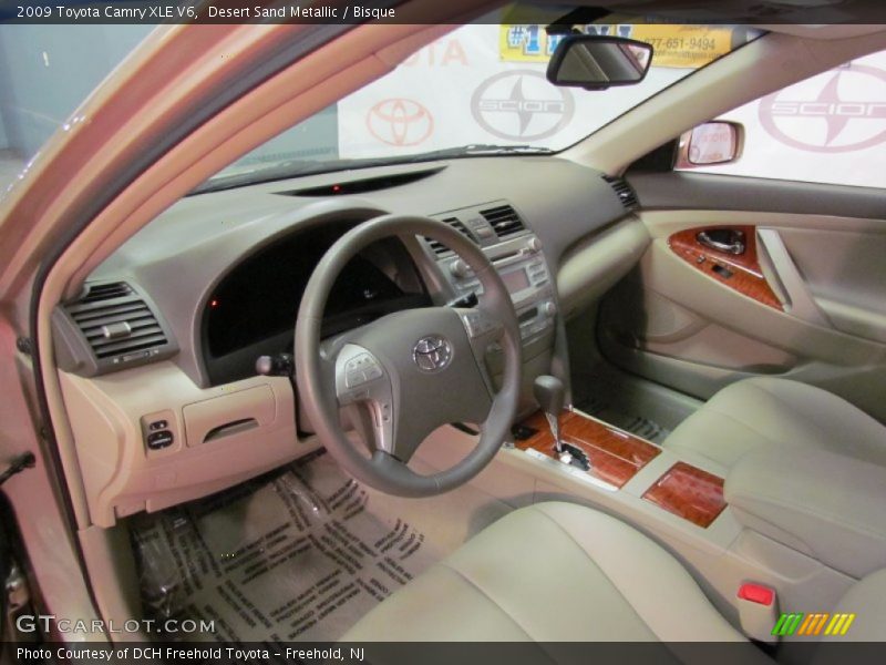 Desert Sand Metallic / Bisque 2009 Toyota Camry XLE V6