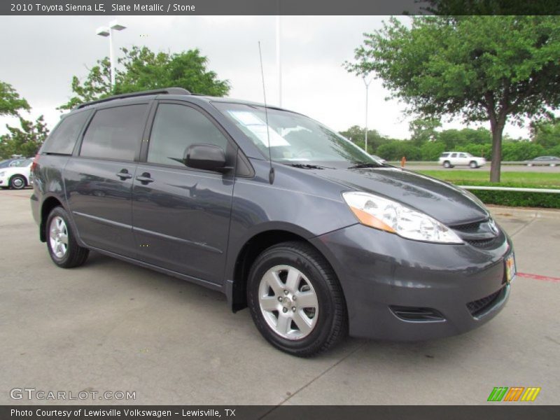 Slate Metallic / Stone 2010 Toyota Sienna LE