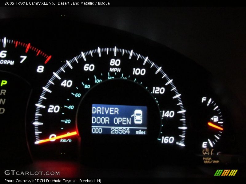 Desert Sand Metallic / Bisque 2009 Toyota Camry XLE V6