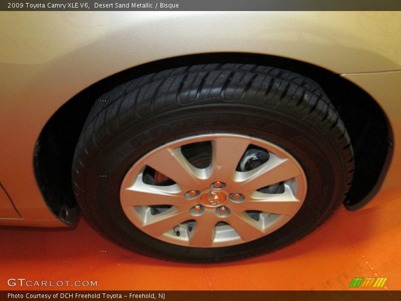 Desert Sand Metallic / Bisque 2009 Toyota Camry XLE V6