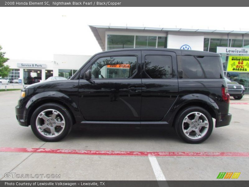 Nighthawk Black Pearl / Black/Copper 2008 Honda Element SC