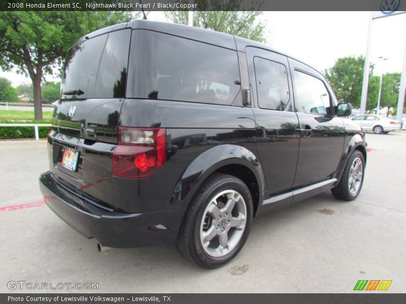 Nighthawk Black Pearl / Black/Copper 2008 Honda Element SC