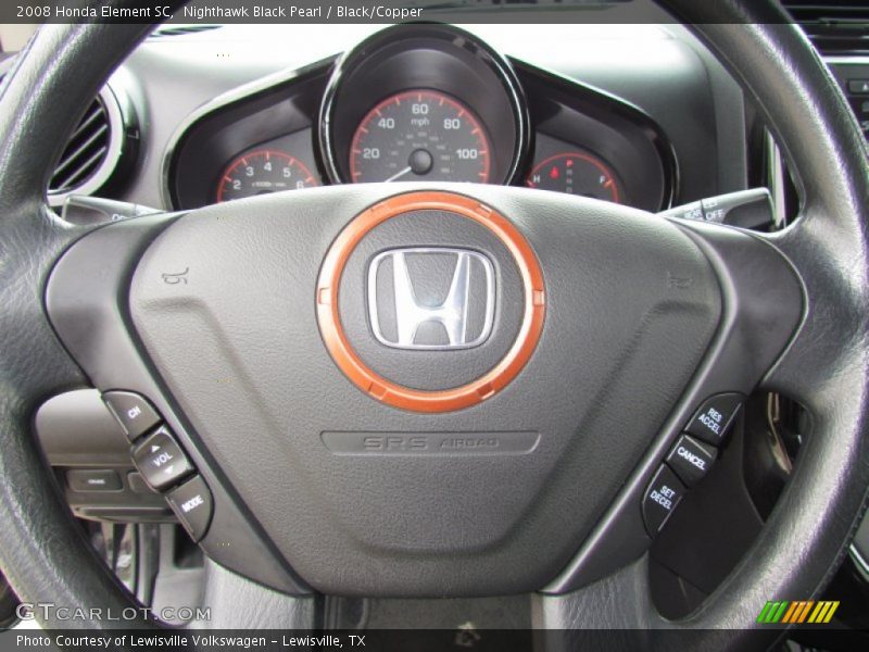 Nighthawk Black Pearl / Black/Copper 2008 Honda Element SC