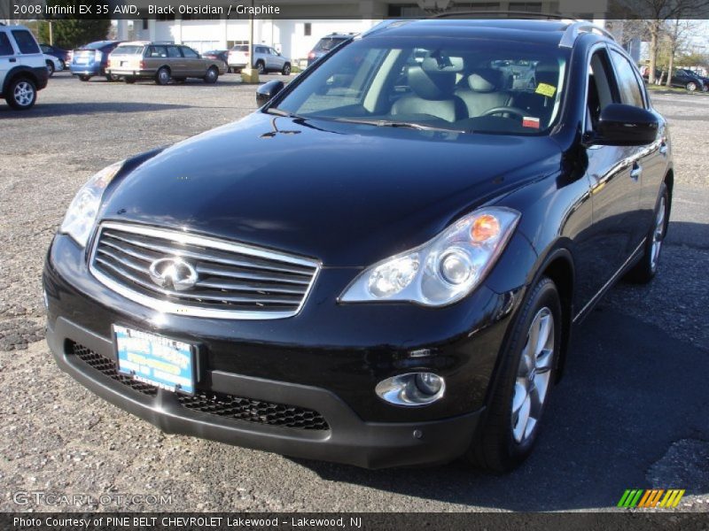 Black Obsidian / Graphite 2008 Infiniti EX 35 AWD