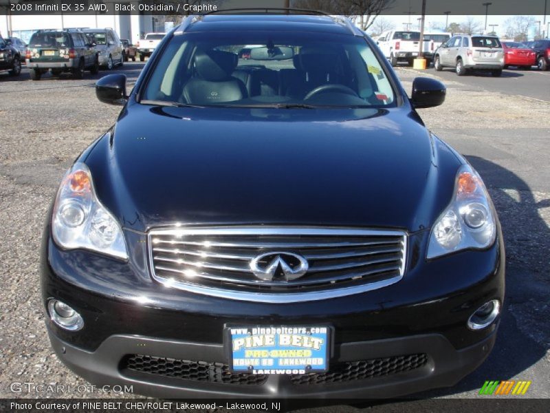 Black Obsidian / Graphite 2008 Infiniti EX 35 AWD