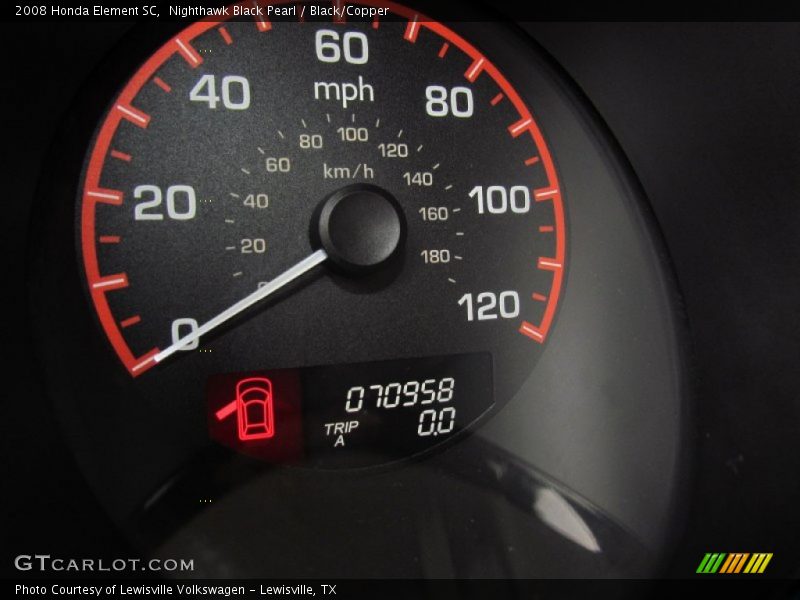 Nighthawk Black Pearl / Black/Copper 2008 Honda Element SC
