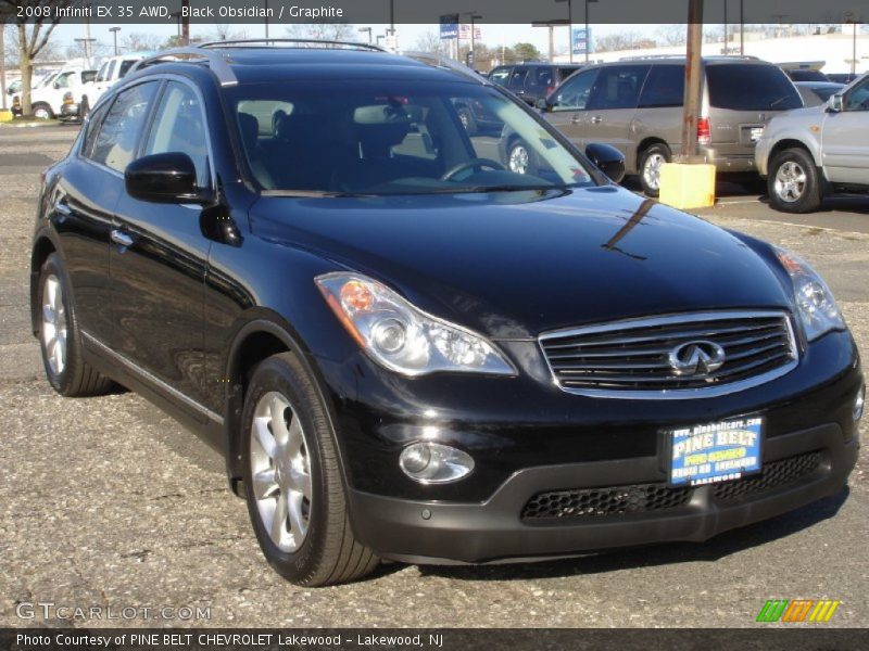 Black Obsidian / Graphite 2008 Infiniti EX 35 AWD