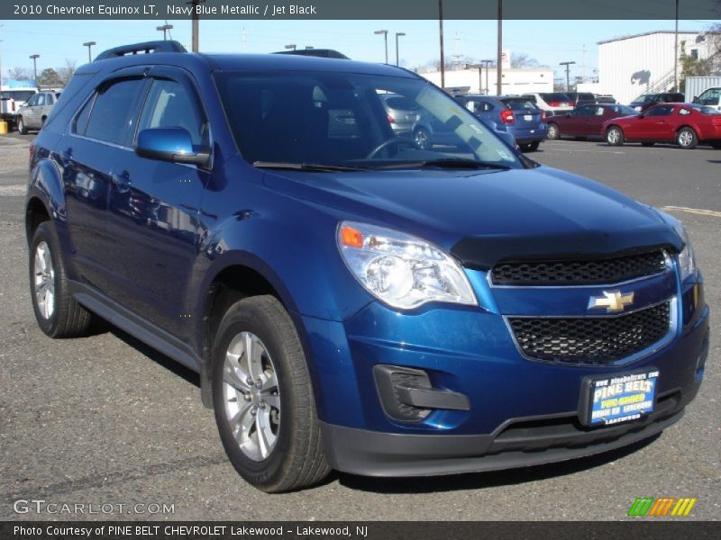 Navy Blue Metallic / Jet Black 2010 Chevrolet Equinox LT
