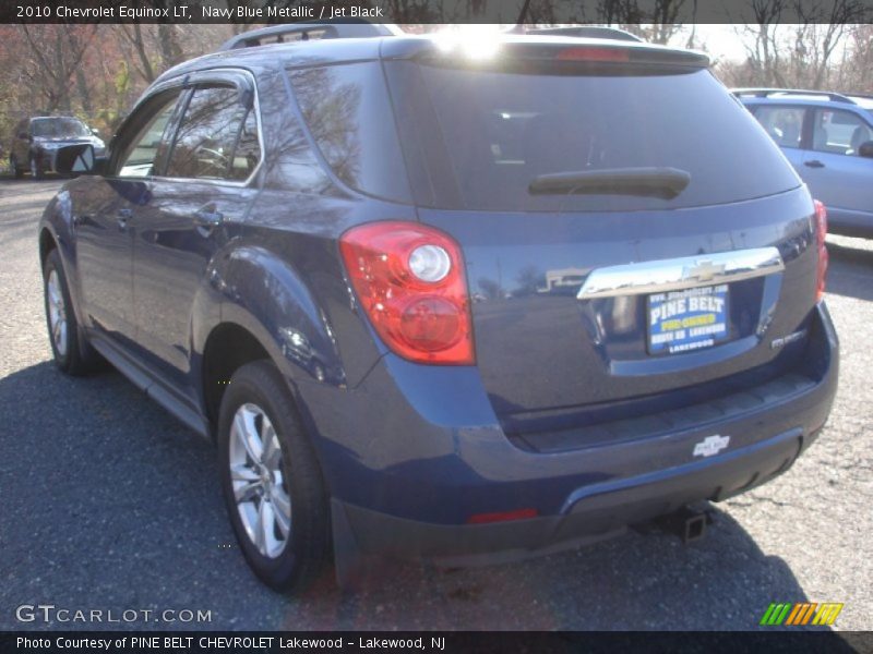 Navy Blue Metallic / Jet Black 2010 Chevrolet Equinox LT