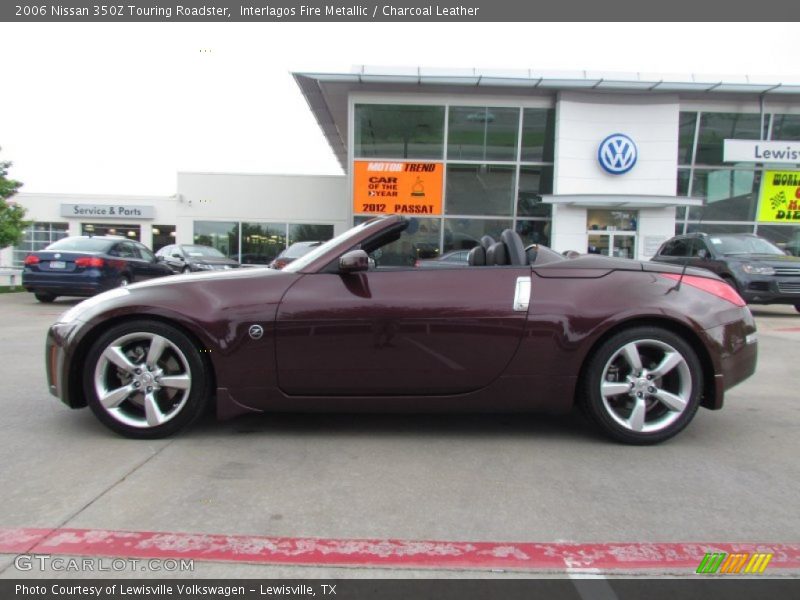 Interlagos Fire Metallic / Charcoal Leather 2006 Nissan 350Z Touring Roadster
