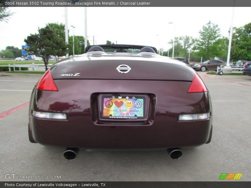 Interlagos Fire Metallic / Charcoal Leather 2006 Nissan 350Z Touring Roadster