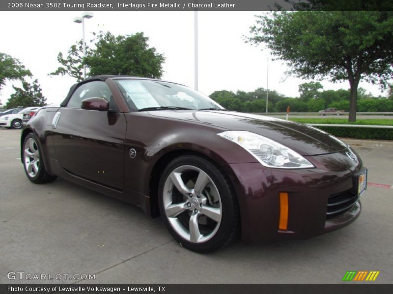 Interlagos Fire Metallic / Charcoal Leather 2006 Nissan 350Z Touring Roadster