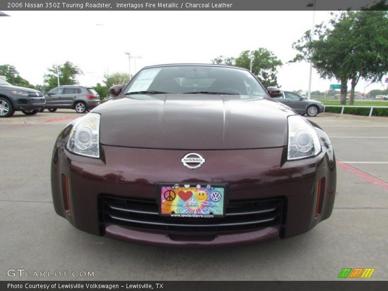 Interlagos Fire Metallic / Charcoal Leather 2006 Nissan 350Z Touring Roadster