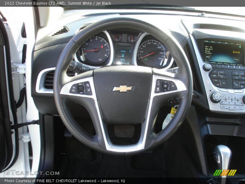 Summit White / Jet Black 2012 Chevrolet Equinox LTZ AWD