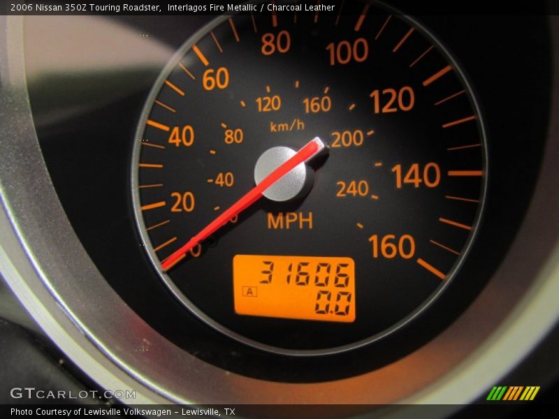 Interlagos Fire Metallic / Charcoal Leather 2006 Nissan 350Z Touring Roadster