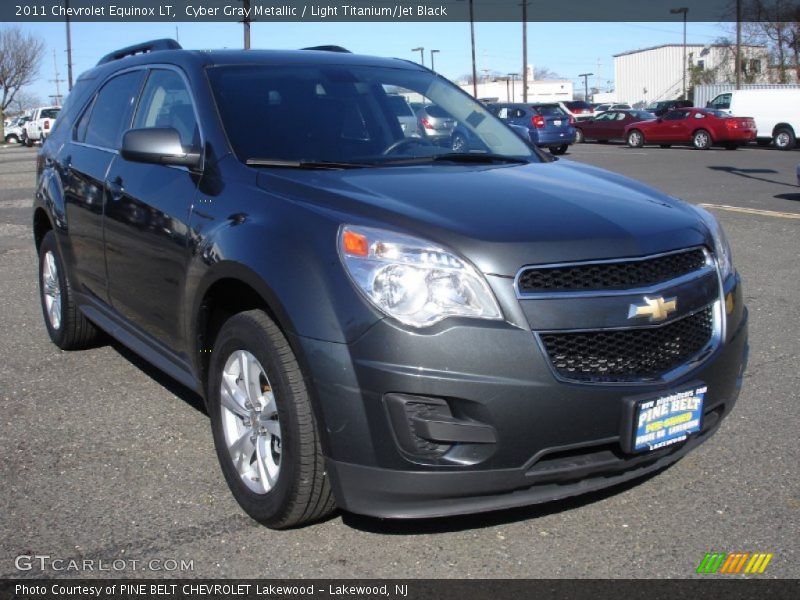 Cyber Gray Metallic / Light Titanium/Jet Black 2011 Chevrolet Equinox LT