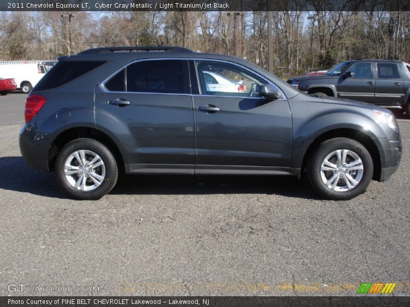 Cyber Gray Metallic / Light Titanium/Jet Black 2011 Chevrolet Equinox LT