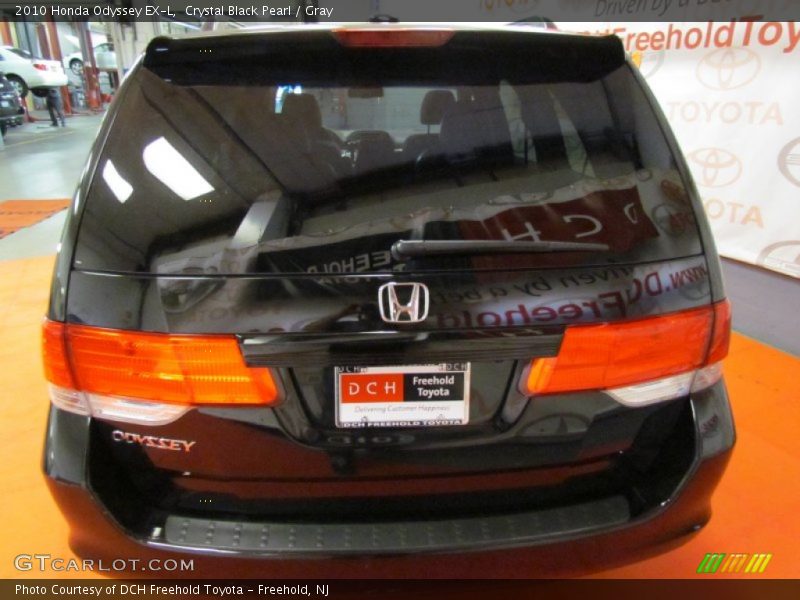 Crystal Black Pearl / Gray 2010 Honda Odyssey EX-L