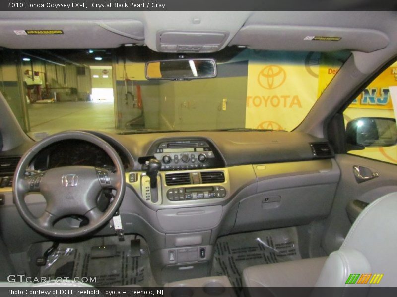 Crystal Black Pearl / Gray 2010 Honda Odyssey EX-L