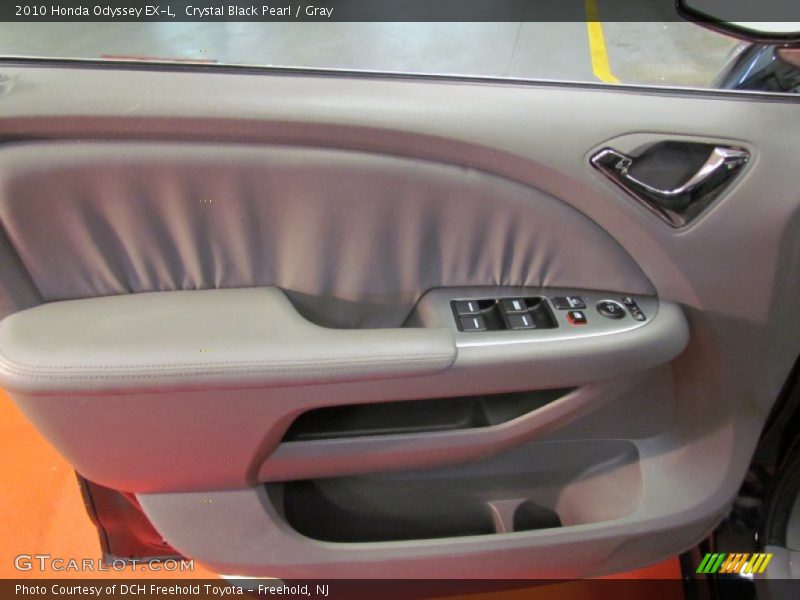 Crystal Black Pearl / Gray 2010 Honda Odyssey EX-L