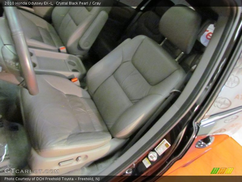 Crystal Black Pearl / Gray 2010 Honda Odyssey EX-L