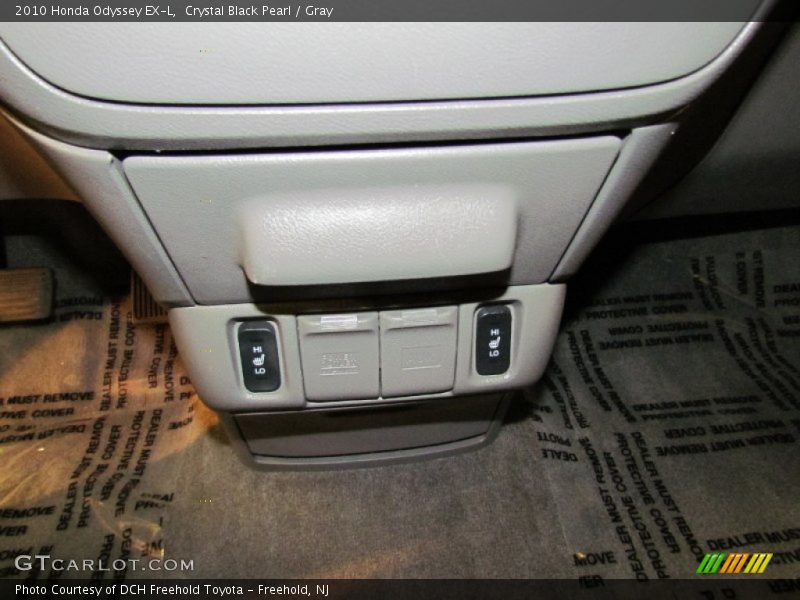 Crystal Black Pearl / Gray 2010 Honda Odyssey EX-L