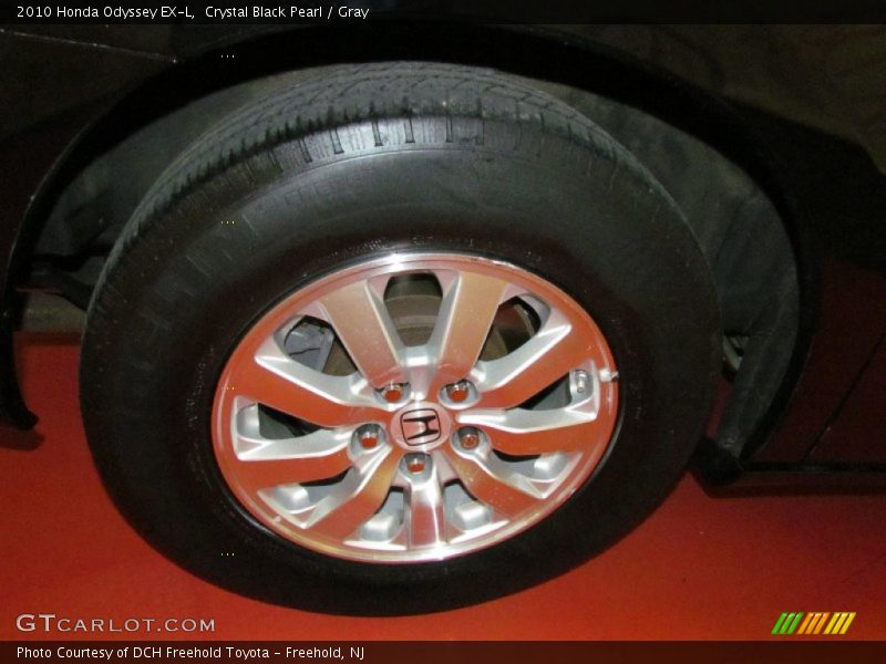 Crystal Black Pearl / Gray 2010 Honda Odyssey EX-L