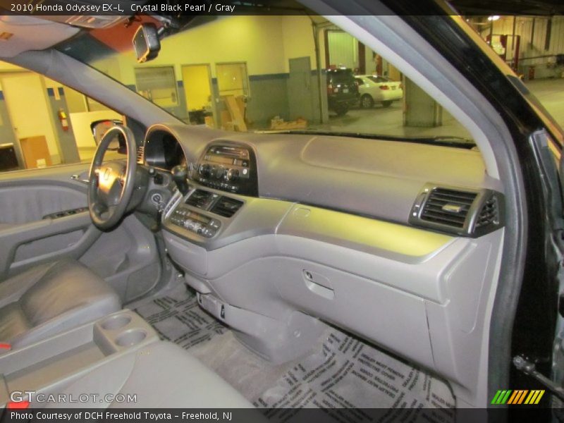 Crystal Black Pearl / Gray 2010 Honda Odyssey EX-L