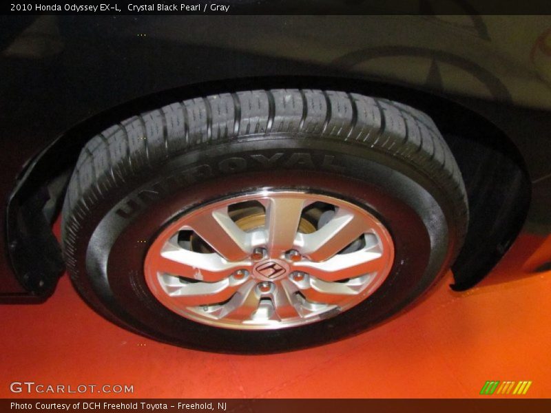 Crystal Black Pearl / Gray 2010 Honda Odyssey EX-L